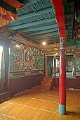 Ladakh - Stakna gompa, mural paintings 